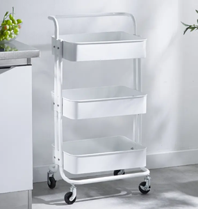 Most Popular Modern Multi-Functional Nail Cart Storage Rack SPA Salon Beauty <b>Trolley</b> in Stainless Steel for Living Room - Product Image 2