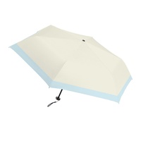 Parapluie de protection UV compact de qualité supérieure Plume-légère Ouverture/fermeture entièrement automatique Design élégant classique avec soleil 99% UPF
