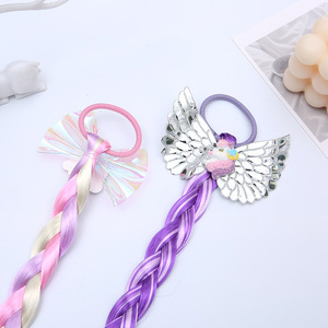 Parrucca colorata treccia per bambini capelli colorati corda per bambina bambina principessa <span class=keywords><strong>Twist</strong></span> treccia accessori per capelli - Product Image 3