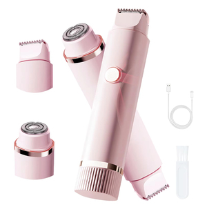 El Mejor Dispositivo 2 en 1 para Depilación Corporal en Casa, Depiladora <span class=keywords><strong>de</strong></span> Bikini con Doble Cabezal, Recortadora <span class=keywords><strong>de</strong></span> Bikini Eléctrica para Mujer - Product Image 1