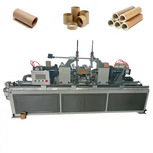 High speed automatic Spiral Cardboard kraft small paper tube Paper Core Tube Making Cutting Machine