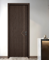 Porte en PVC personnalisée NFRC AS2047 CE TOMA, porte en bois WPC, porte intérieure, étanche, anti-termites