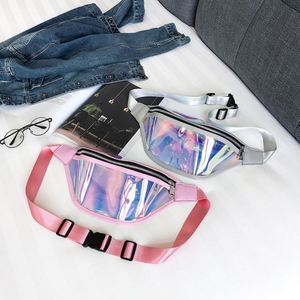 Riñonera de Moda Coreana Brillante con Efecto Láser Holográfico de PU, Novedad en Oferta - Product Image 3