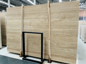 Chất Lượng Cao Tự Nhiên La Mã Óc Chó <span class=keywords><strong>Travertine</strong></span> Tấm Ý Màu Be <span class=keywords><strong>Travertine</strong></span> Sàn Nội Thất Tường Gạch Cho Nhà Bếp Sử Dụng Đánh Bóng - Product Image 5