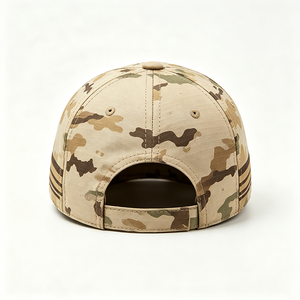 Casquette de baseball tactique sportive personnalisée en tissu Ripstop avec logo patch, design lettre, pour opérateur, chasse en extérieur, camouflage, OEM - Product Image 6