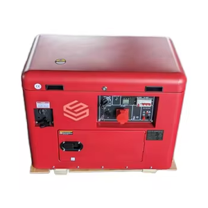 Générateur silencieux 5kw 6kw 6kva couleur rouge, sortie monophasée AC 220V, démarrage automatique, fréquence 50Hz, châssis ouvert OT-159 - Product Image 2