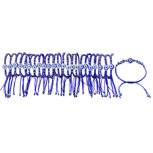 Braccialetti a tema occhio con perline blu, 12 stili, ciondolo protettivo, gioielli alla moda - Product Image 2
