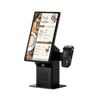 Kiosco de Autoservicio Inteligente OEM con Terminal POS para Cafetería, Restaurante, Sistema de Pedidos con Menú Digital, WiFi UHD