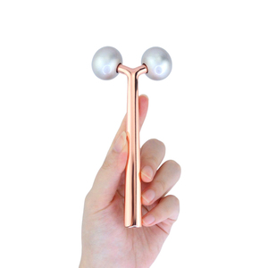 Rouleau de massage facial en métal 3D, outil de massage pour le lifting du visage, le resserrement de la peau, le cou, le corps, <span class=keywords><strong>anti</strong></span>-âge, <span class=keywords><strong>soin</strong></span> de beauté - Product Image 1