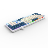 Acer OKW214 100-Key Bedraad Gaming Mechanische Toetsenbord Anti-Ghosting Ergonomie PBT Keycaps Magnetische Afgeschermde