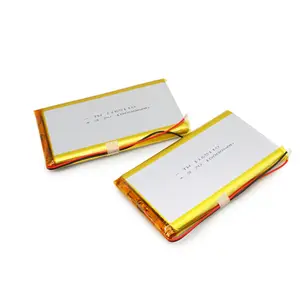 OEM ODM 10ah 1165110 Lipo Shenzhen 3.7V Baterai Polimer dengan PCB