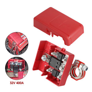 ชุดขั้วแบตเตอรี่ 32V 400A สำหรับรถยนต์ขับเคลื่อนสี่ล้อและคาราวาน พลาสติกสีแดงและสีดำ - Product Image 4
