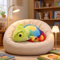Peluche Personnalisée Caméléon, Jouet en Peluche Doux, Lézard en Peluche, Vente en Gros, Fabricant de Jouets en Peluche Personnalisés, Cadeaux pour Enfants et Articles Promotionnels