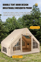 Tente gonflable promotionnelle fabriquée en usine, tente de camping imperméable pour la randonnée en plein air