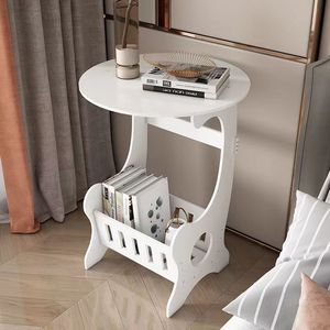 Modern PVC Coffee Table for Small Spaces Simple Cross-Border Hot Style for Apartment Living Balcony Bedside Table <b>Wall</b> <b>Storage</b> - Product Image 1
