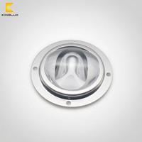 Lampadaire solaire LED COB asymétrique 10W 30W 50W 90W 100W avec lentille en verre