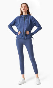 Chaqueta de Yoga Deportiva sin Costuras, Ecológica, Suave, con Cierre, Informal, Holgada, Transpirable, para Correr, Estilo <span class=keywords><strong>Lulu</strong></span> - Product Image 5