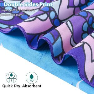 Asciugamani da Spiaggia Personalizzati all'Ingrosso, ad Asciugatura Rapida, con Stampa Personalizzata, da Nuoto, Anti-Sabbia in <span class=keywords><strong>Microfibra</strong></span> - Product Image 5