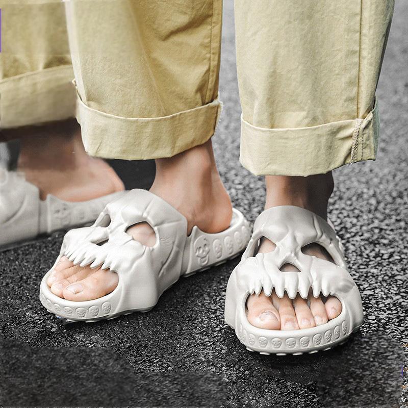 Fun Funky Skull Flip Flops Perfect for Summer!