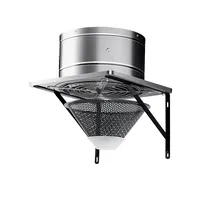 Ventilateur extracteur d'air 6/8 pouces, souffleur d'air haute vitesse pour salle de bain, cuisine, toilettes, ventilateur d'évacuation mural ou de fenêtre