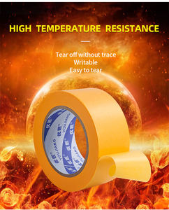 UJANG Ruban de masquage automobile Résistant aux hautes températures 150 degrés Papier Washi Ruban de masquage pour peinture automobile - Product Image 2