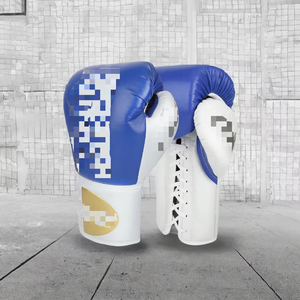 Gran oferta, guantes de boxeo de cuero de alta calidad de 6-12oz, guantes de entrenamiento Sanda transpirables resistentes al desgaste, gruesos para boxeo - Product Image 4