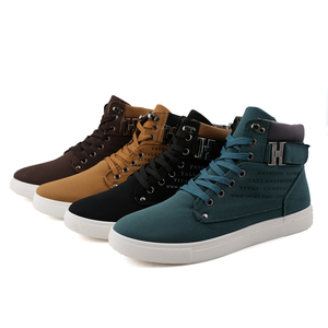 Chaussures de sport montantes décontractées pour hommes, personnalisables avec logo, en toile tendance, collection 2026 – Vente en gros - Product Image 6