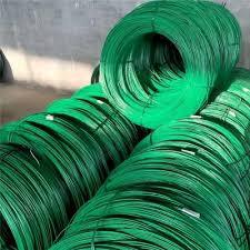 Alambre galvanizado recubierto de PVC verde para plantas de jardín, enrejado de viñedos y vallas agrícolas - Product Image 4