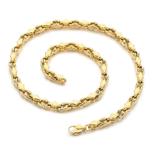 Collar y Pulsera de Cadena de Acero Inoxidable Estilo Punk Kalen, Accesorios de Moda para Hombre y Mujer, Collar para Suéter - Product Image 5