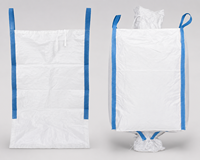 Sac en vrac respirant en PP FIBC à fond plat ventilé pour le stockage industriel