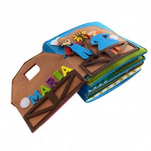 Libro Sensorial Montessori 3D de Fieltro, 12 Páginas, Libro de Actividades para Preescolares, Libro de Aprendizaje Temprano para Niños de 1 a 6 Años - Product Image 2