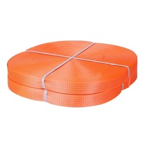 Sangle de levage plate en polyester 1T 2T 3T 5T, sangle de transport robuste pour charges lourdes, pour la construction, le levage de marchandises, le déplacement d'arbres