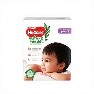 Couches-culottes NatureMade Premium pour bébé, taille XXL, 26 unités, tissu non tissé imprimé 3D, anti-fuites, pour bébés - Product Image 1