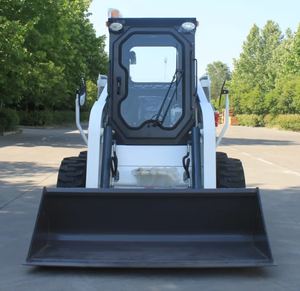 Minicargadora de 730 kg, Equipo de Deslizamiento para <span class=keywords><strong>Tractor</strong></span>, Minicargadora de 4 Ruedas con Motor, Seminueva - Product Image 4