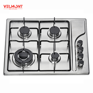 Usine bon prix Offre Spéciale plaque de cuisson à gaz à 4 brûleurs en acier inoxydable 201 0.6mm panneau émail Support mais belle qualité - Product Image 5