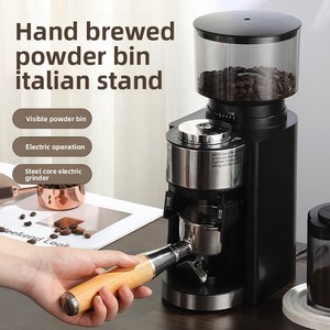 Pequeña Cafetera Italiana de Acero Inoxidable, Totalmente Automática, para Granos de Café y Café Molido, de Uso Doméstico - Product Image 3