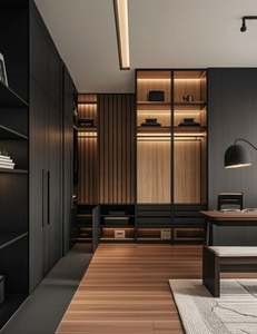 Luxury Modern High Quality Wooden Custom Size Furniture Easy-to-Assemble 4-<b>Drawer</b> <b>Wardrobe</b> Cloakroom Dressing Table Home Bedroom - Product Image 4