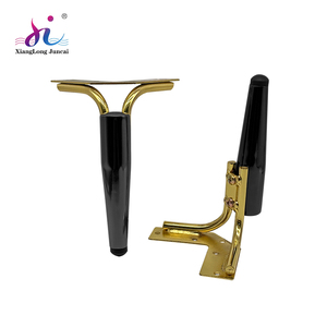 Piedini per mobili Xianglongjunca iFurniture, ricambi per accessori mobili, piedini in ferro per mobile TV, gambe in metallo color oro sabbia - Product Image 4