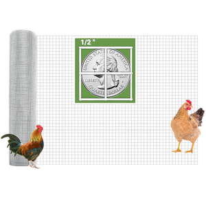 Venta caliente Electro galvanizado de malla de alambre de hierro soldado paneles de malla de alambre soldado <span class=keywords><strong>1</strong></span>/2X1/<span class=keywords><strong>2</strong></span> Malla de alambre soldado - Product Image 2