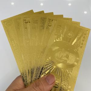 Moneta Commemorativa Personalizzata in Foglia d'Oro da 1, 2, 5, 10, 20, 50, 100 Dollari, Replica Placcata in Oro 24K per Collezione - Product Image 4