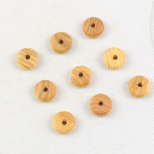 Perles d'espacement en bois de cyprès Cliff, 3x8mm, pour la fabrication de bijoux, accessoires, fournitures de perles à texture naturelle - Product Image 3