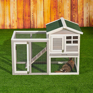 Satılık açık ahşap tavuk kümesi tavşan kafesi ev Bunny gine domuz kafesleri - Product Image 2