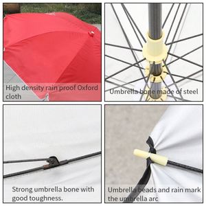 High Quality Wind Resist Leisure Ways <b>Large</b> <b>Umbrella</b> Outdoor Big <b>Umbrella</b> Sunshade Beach <b>Umbrella</b> Custom logo - Product Image 3