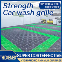 Plancher de garage 40mm Grille d'épissure de lavage de voiture Vinyl Plastic Car Beauty Shop Ground Drainage Grid