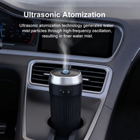 Diffuseur d'huiles essentielles pour voiture de haute qualité, purificateur d'air USB avec lumières LED colorées, en promotion, directement de l'usine