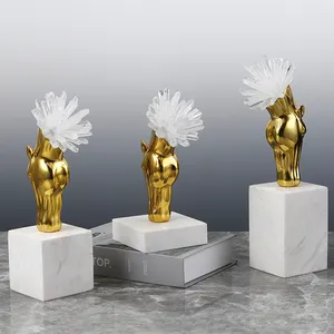 北欧配件定制黄铜工艺品家居雕塑动物马头摆件简单装饰
