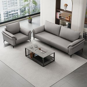 Muebles de Oficina Modernos de Lujo, Muebles Comerciales, Sofá Esquinero, Sofá Ejecutivo de Oficina, Sofá de Oficina Moderno de Cuero - Product Image 3