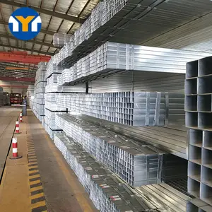 Ống Thép Mạ Kẽm Nhúng Nóng Ống Thép Rỗng Ống Phần Shs Pre Galvanizado Tubos De Acero Rectangulares