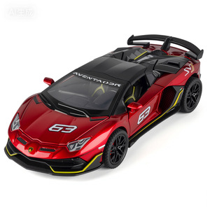 1:32 <span class=keywords><strong>SVJ63</strong></span>, modelo de coches de aleación fundida de alta calidad, el capó se puede abrir, regalo de cumpleaños multifuncional de Metal para niños - Product Image 1