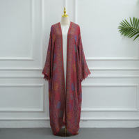 Vêtements islamiques Uni Islamic Clothing, abaya en pashmina avec strass, abaya modeste de Dubaï, robe musulmane pour femmes avec hijab, ensemble 2 pièces pour l'Aïd Ramadan